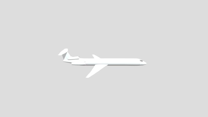 Tu-154_wings 3D Model