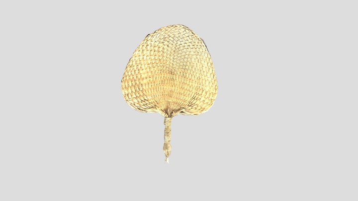 Cattail Leaf Fan 蒲扇 3D Model
