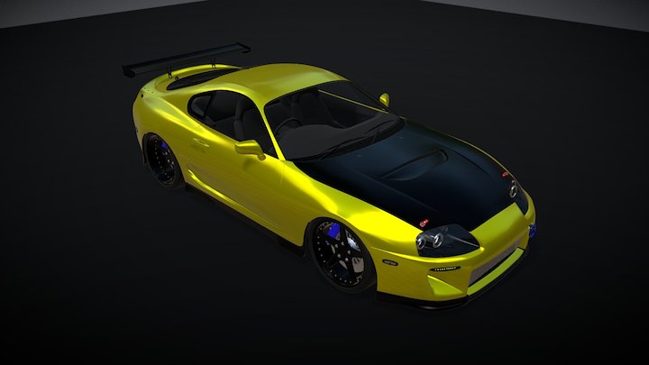 Supra(stock Tun Render) 3D Model