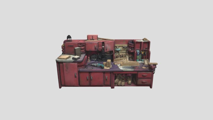 워크벤치 3D Model