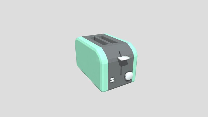 Retro toaster 3D Model