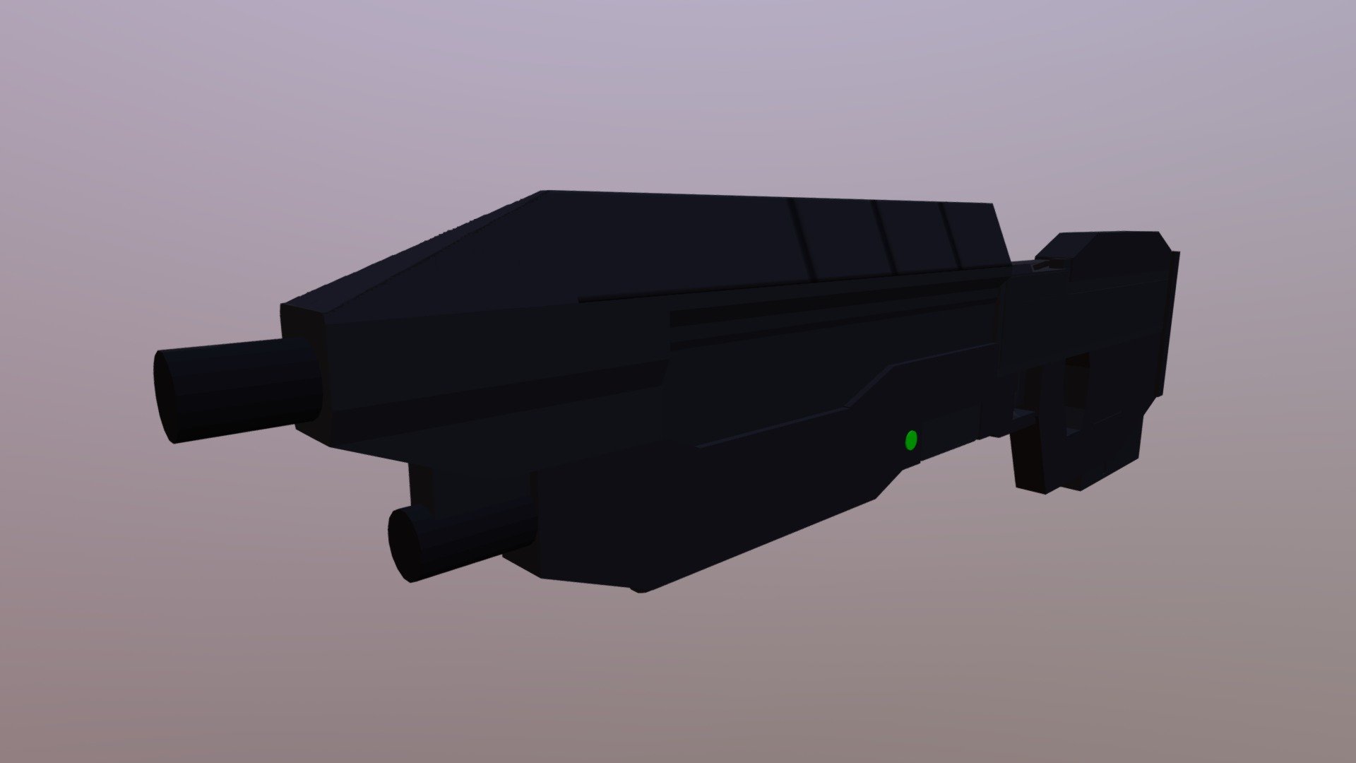 Low Poly Halo Assault Rifle - Download Free 3d Model By Smilefordiscord 