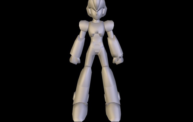 Megaman X 3D Model