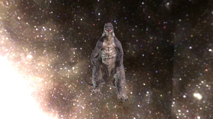 Godzilla 2014 blend by sooriyaa 3D Model
