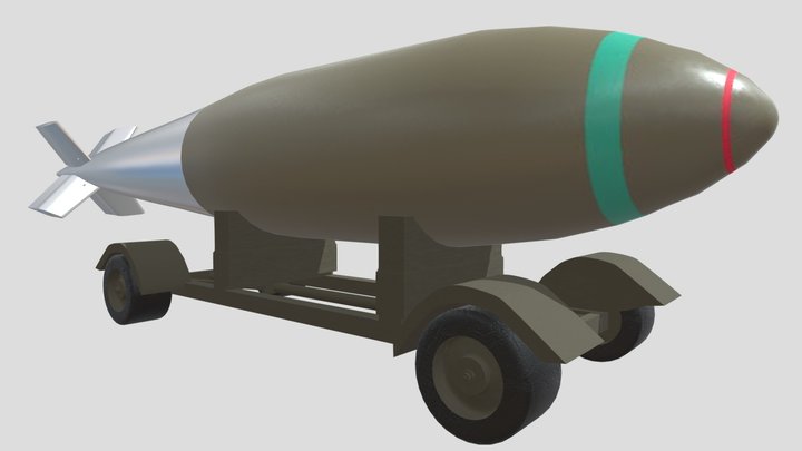 Tall Boy Bomb 3D Model