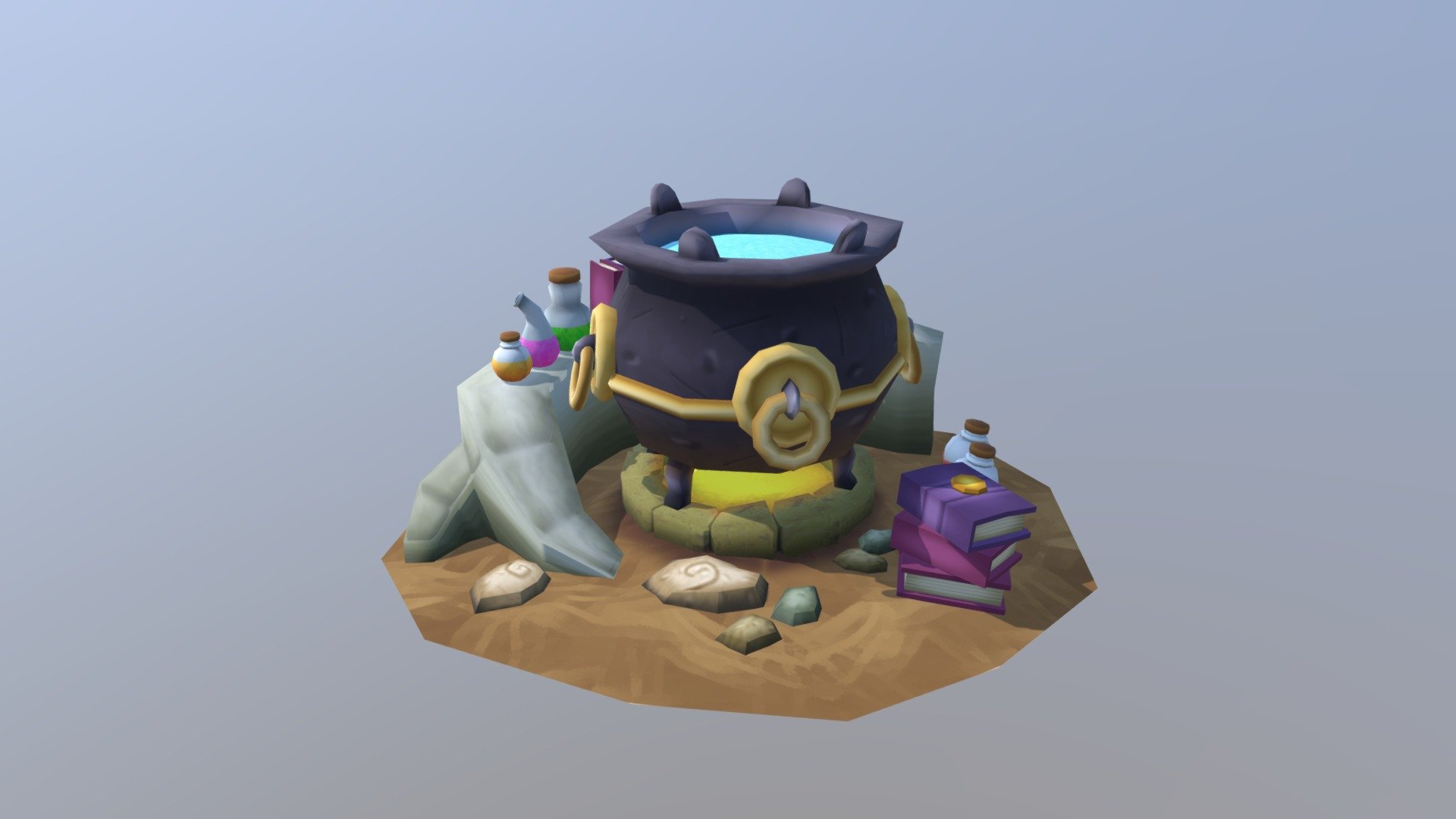 Cauldron Scene - 3D model by Kyla Burgess (@KylaBurgess) [282d057 ...