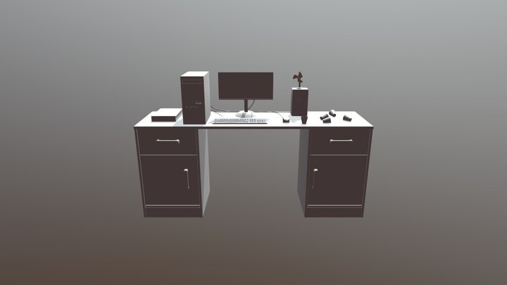 Biurko/ Desk/ Письменный стол 3D Model