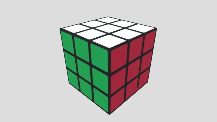 Rubik's Cube - Low Poly Puzzle Toy