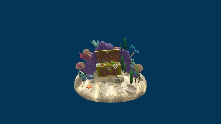 Underwater Scene 3D Model