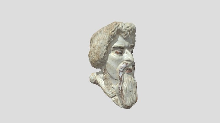 Clay Pipe Bowl of Unidentified Person 3D Model