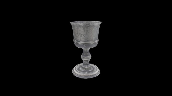 Amulree Pewter Communion Cup 3D Model