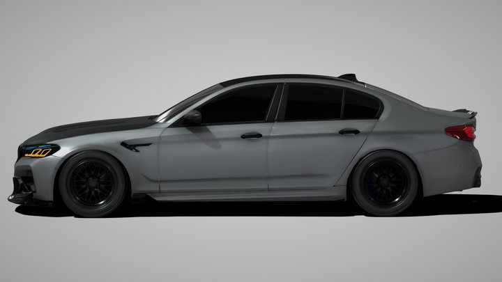 Bmw M5 Competition ( The Midnight Spectre ) 3D Model