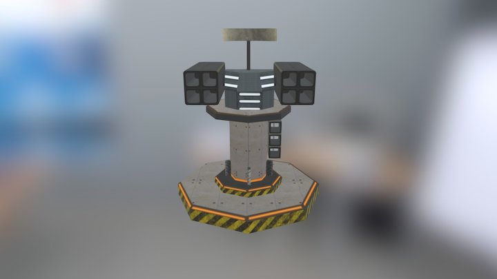Missile Lv-3 3D Model