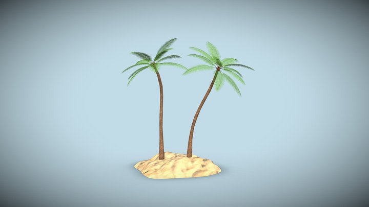 Palm Tree Model 3D Model