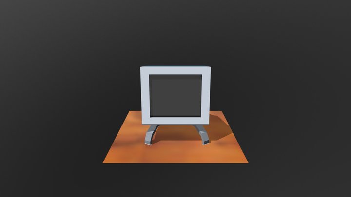Day 04 Monitor 3D Model