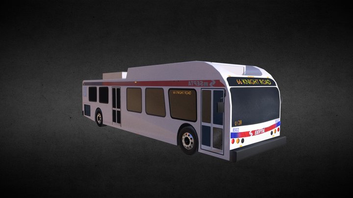 SEPTA bus model 3D Model