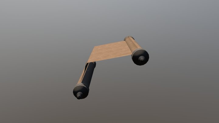 Hanging Scroll 3D Model