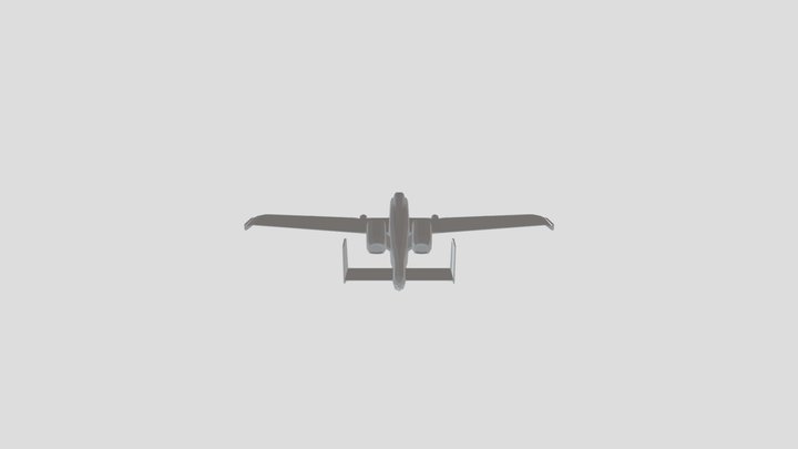 A-10-thunderbolt 3D Model