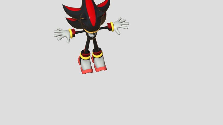 PC Computer - Sonic Forces - Shadow the Hedgehog 3D Model