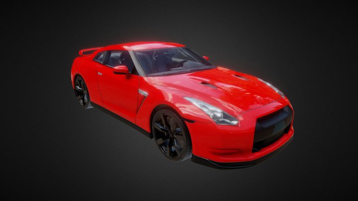 Nissan GTR 3D Model