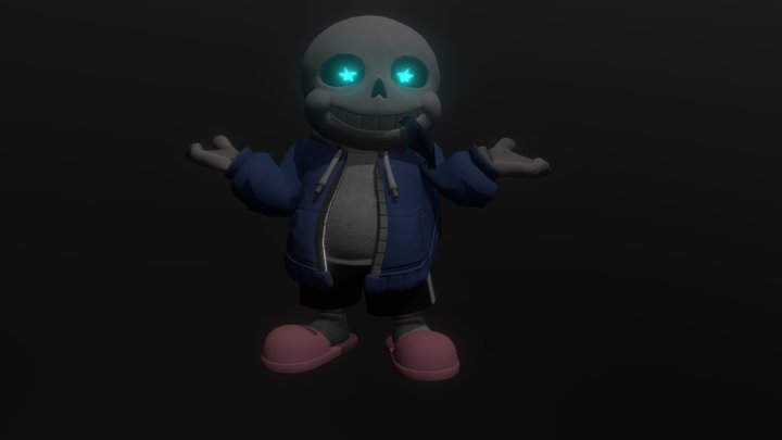 sans star eyes 3D Model