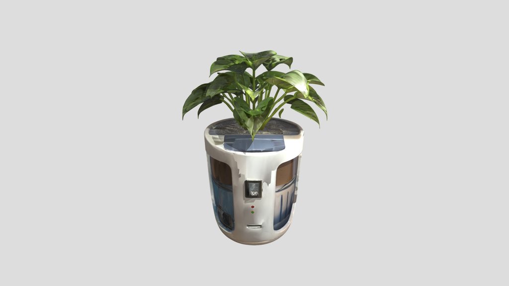 Self-watering smart plant pot