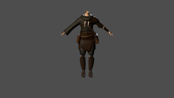 Guide Character 3D Model
