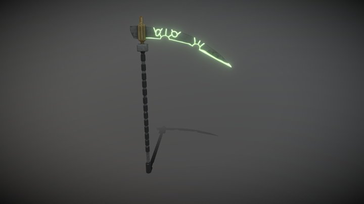 Scifi Scythe 3D Model