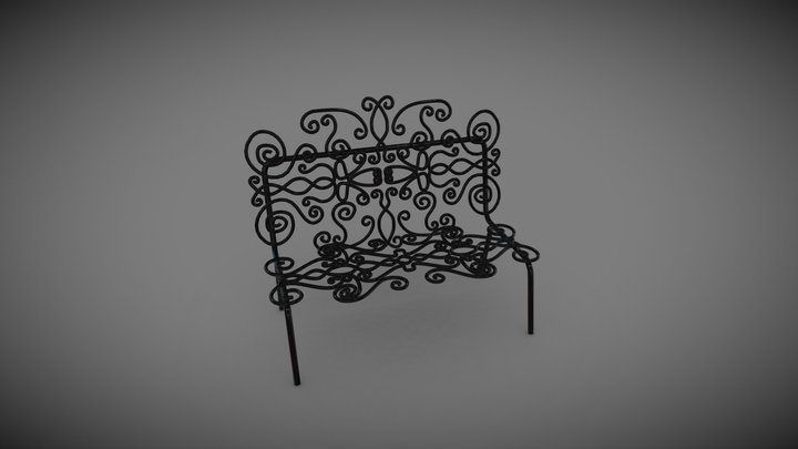 Bench Hollow Knight 3D Model