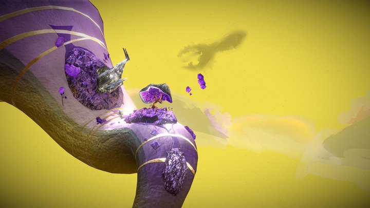 Octopus land 3D Model