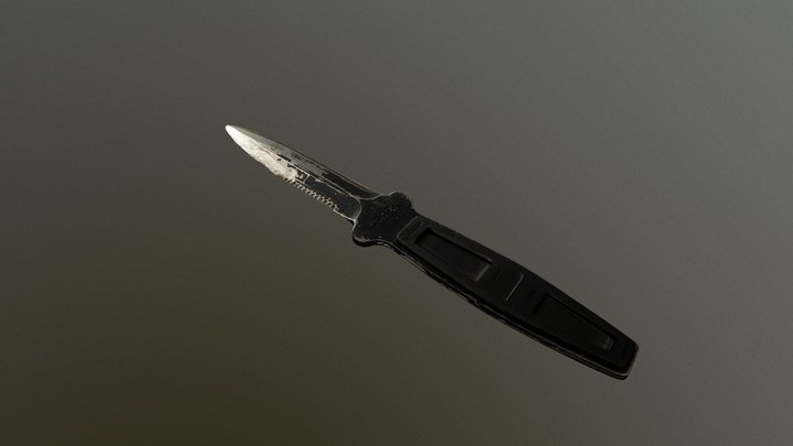 Throwing knife 3D Model