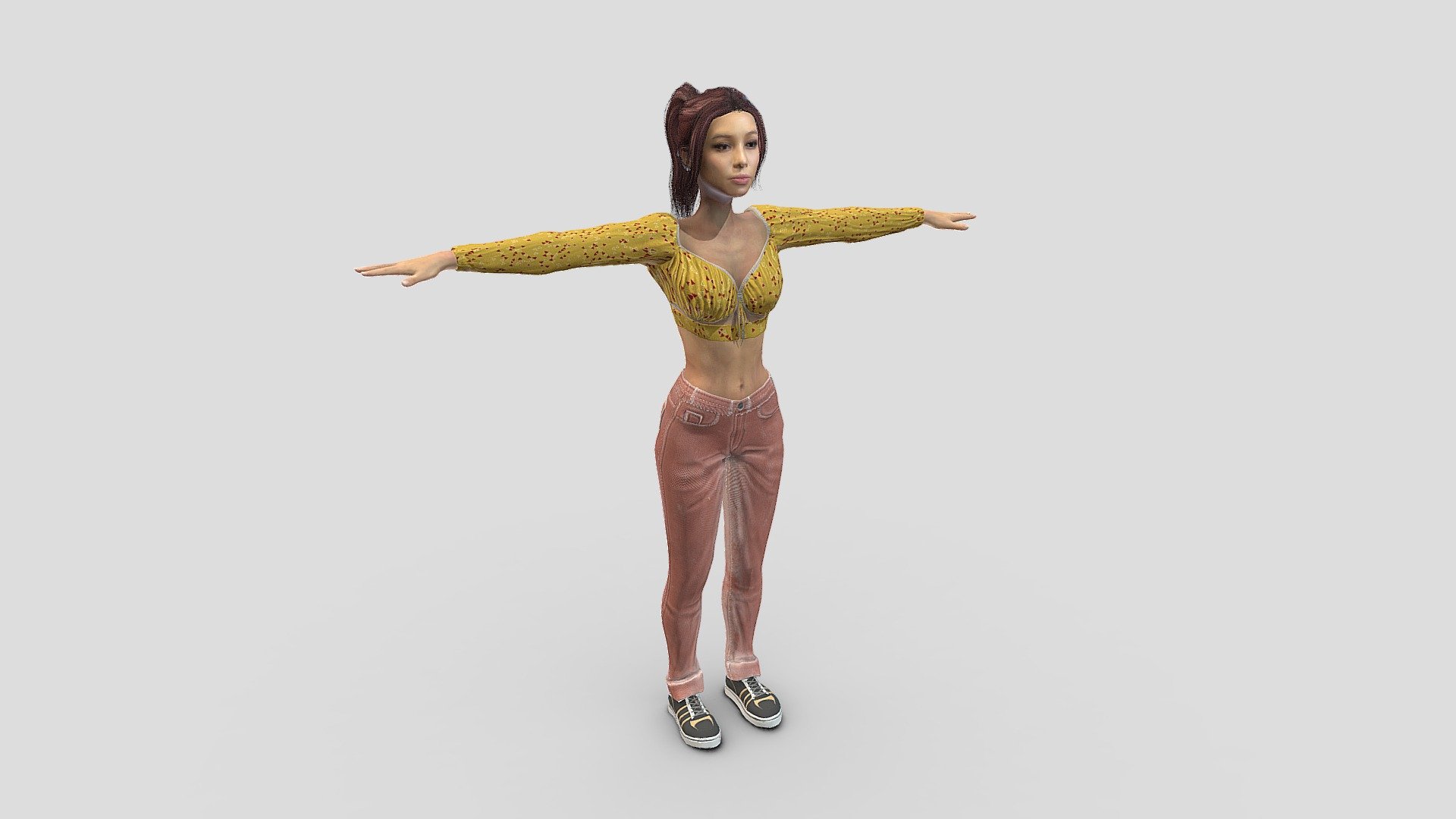 Female_v3_proportion_outfit - 3D model by leon899 [28393a5] - Sketchfab