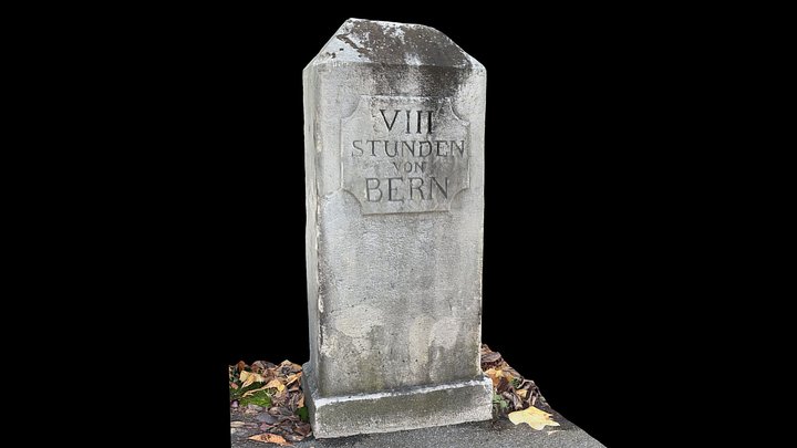 Distanzstein «VIII Stunden von Bern» in Spiez – Modello 3D gratuito STL