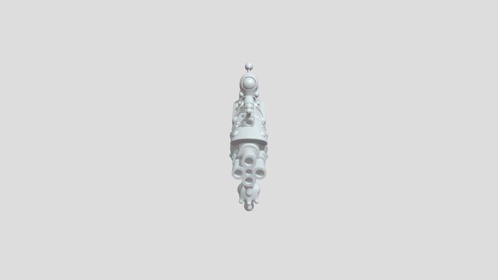 Cartoonish slime-covered sci-fi raygun