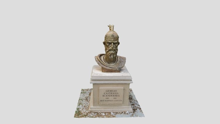 Bust of Scanderbeg, Parco del Dono, Parma 3D Model