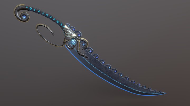 Sword Of The Wave 3D Model