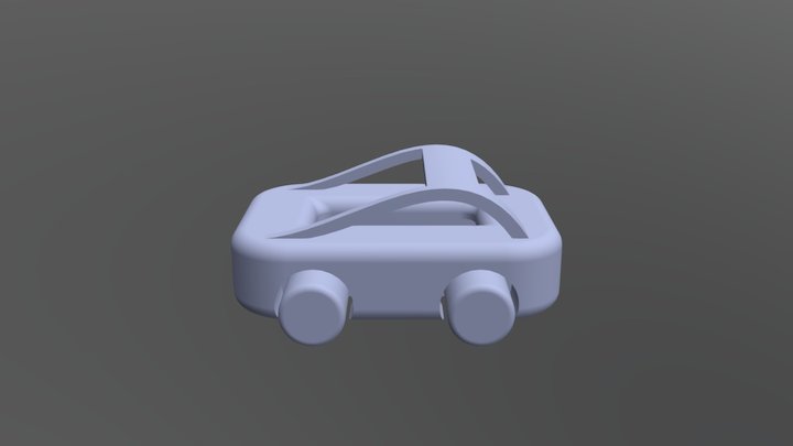 private sports car 3D Model
