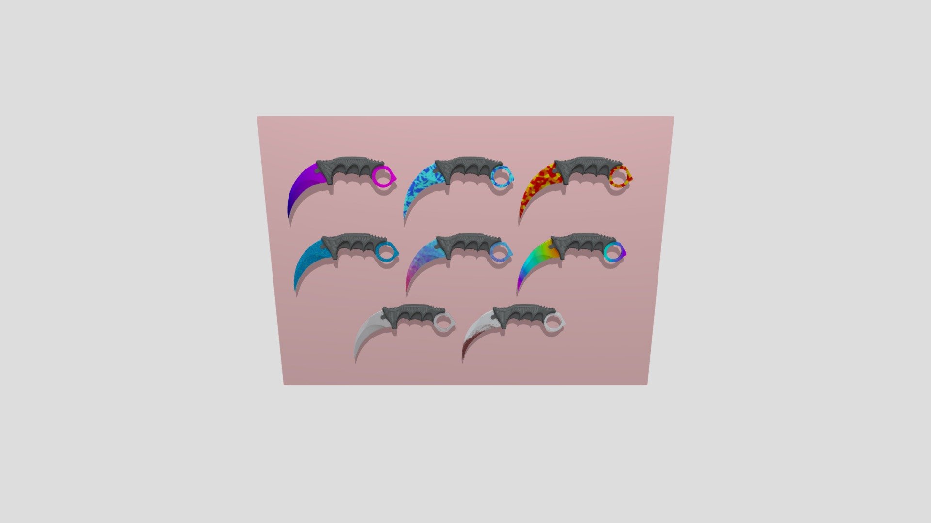 ‏‏karambit knife - PBR