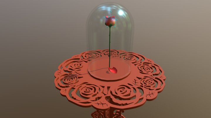 The Rose 3D Model