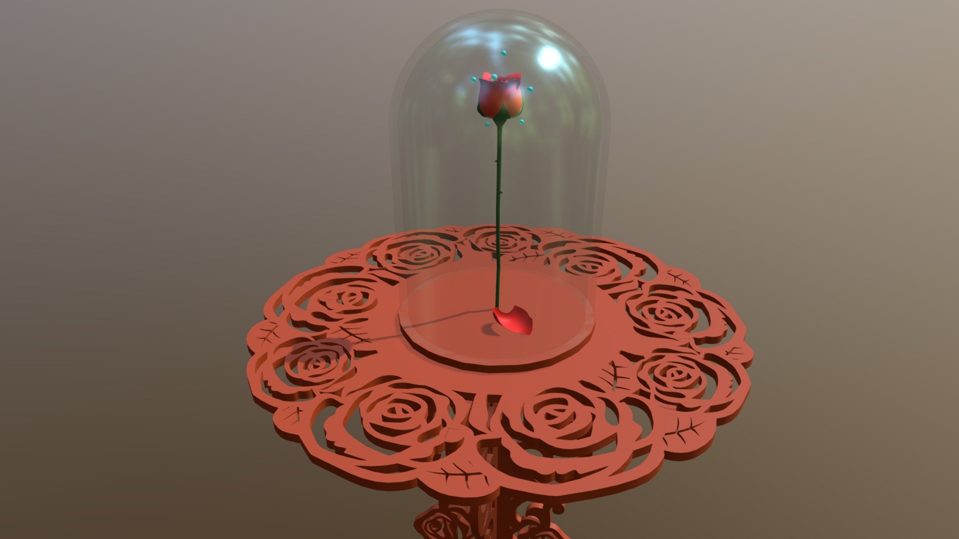 The Rose - Download Free 3D model by SorroW (@CoppoB) [283c98e] - Sketchfab