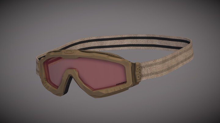 Oakley SI Halo Goggles 3D Model
