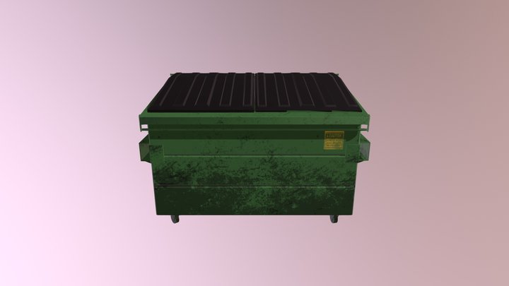 Dumpster Export Final 3D Model