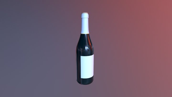 No name Winebottle 3D Model