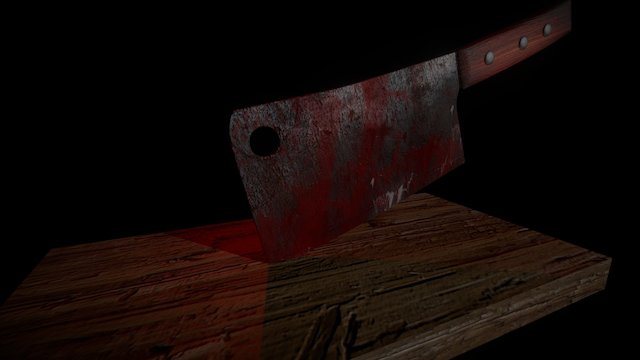 Knife Old 3D 3D Model