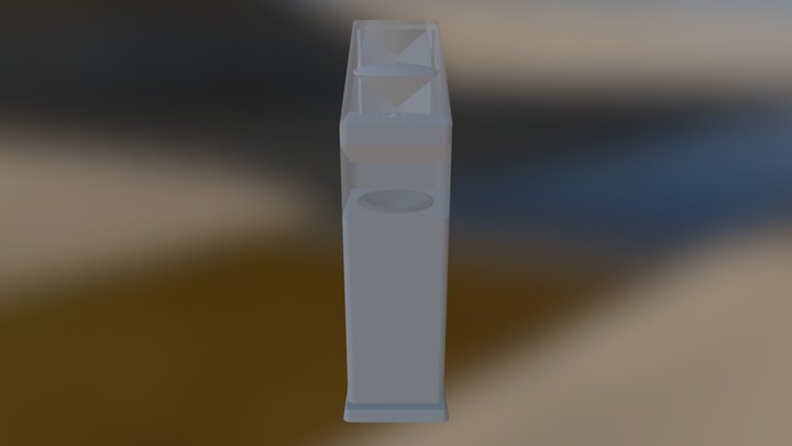 Аурофоничная колонка 3D Model