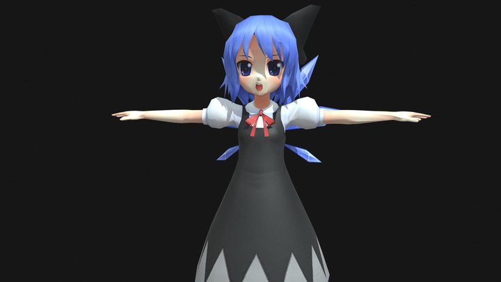 Cirno 3D Model