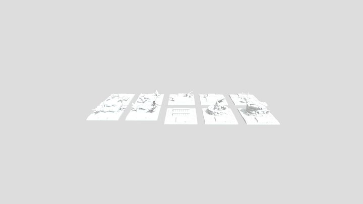 Vietcong Spawn Tunnel Tokens 3D Model