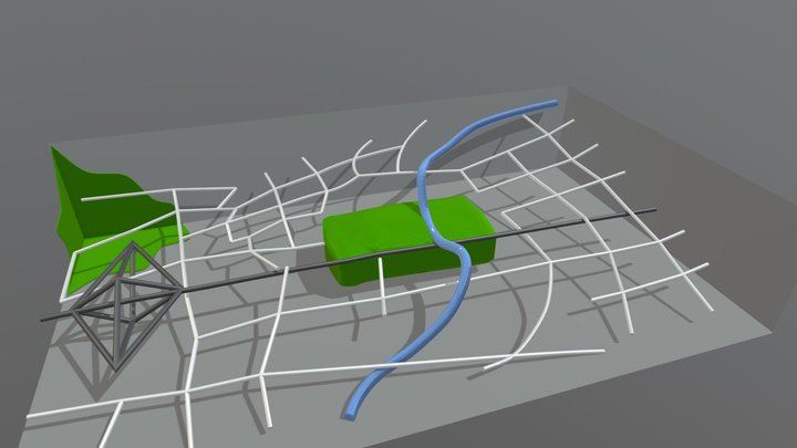 Mapa 3D - TP Teoría de la Forma 3D Model