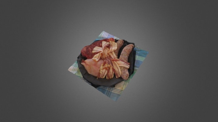 Meat Still Life 3D Model