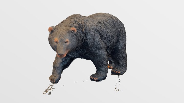 Bear Statue 3D Model